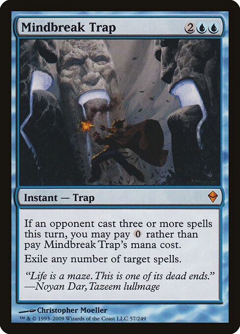 Mindbreak Trap - Zendikar Magic card