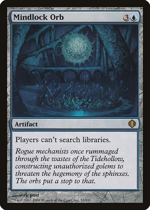 Mindlock Orb - Shards of Alara Magic card