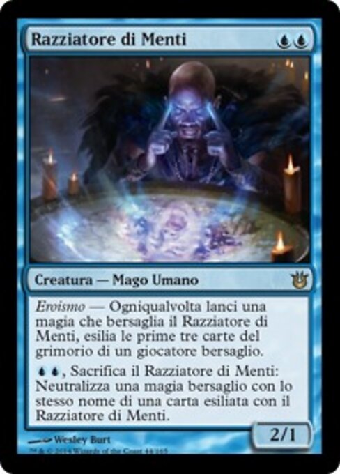 Razziatore di Menti (Mindreaver) - Born of the Gods (#44) - Illustrated by Wesley Burt - Magic: The Gathering Card