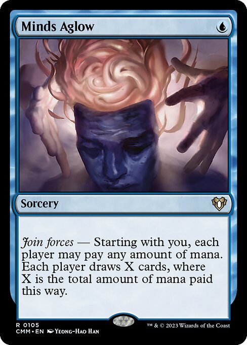 Minds Aglow - Commander Masters Magic card