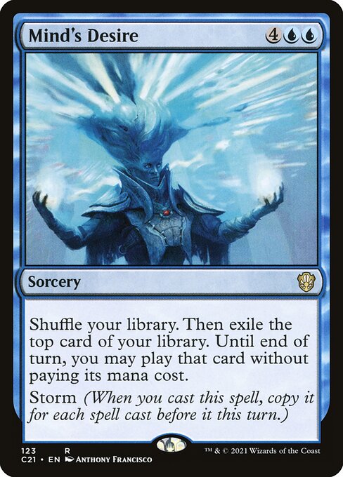 Mind's Desire - Commander 2021 Magic card