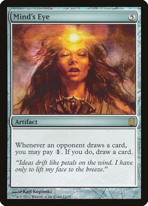 Mind's Eye - Mirrodin (#205) - Illustrated by Edward P. Beard, Jr. - Magic: The Gathering Card