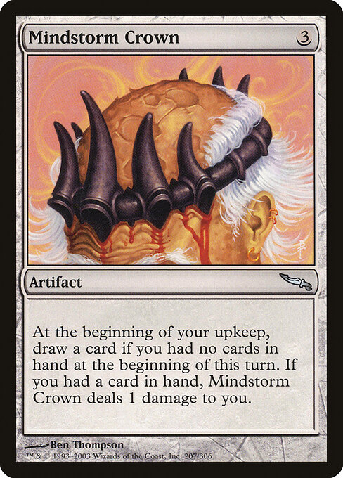 Mindstorm Crown - Mirrodin Magic card