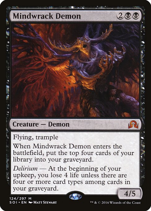 Mindwrack Demon - Shadows over Innistrad Magic card