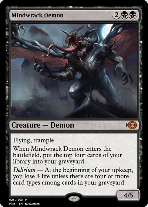 Mindwrack Demon - Shadows over Innistrad Remastered (#124) - Illustrated by Matt Stewart - Magic: The Gathering Card