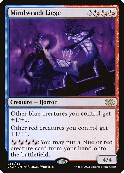 Mindwrack Liege - Double Masters 2022 Magic card