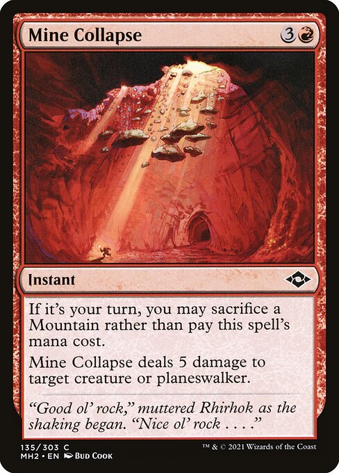 Mine Collapse - Modern Horizons 2 Magic card