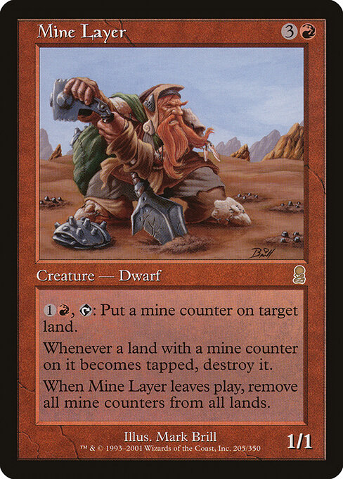 Mine Layer - Odyssey Magic card