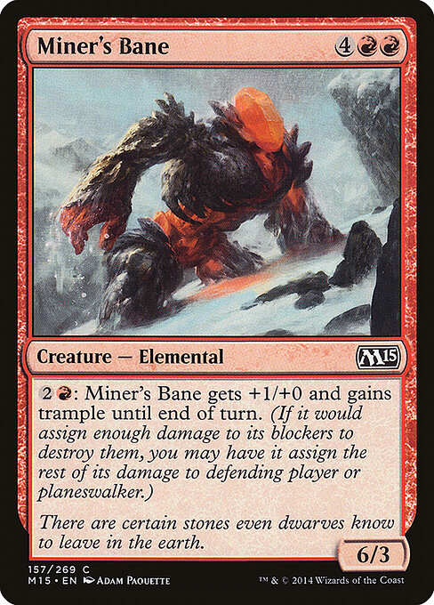 Miner's Bane - Magic 2015 Magic card