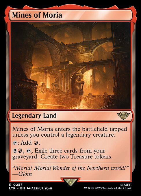 Mines of Moria - The Lord of the Rings: Tales of Middle-earth Magic card