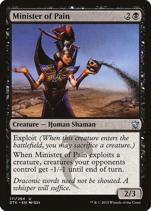 Minister of Pain - Dragons of Tarkir Magic card