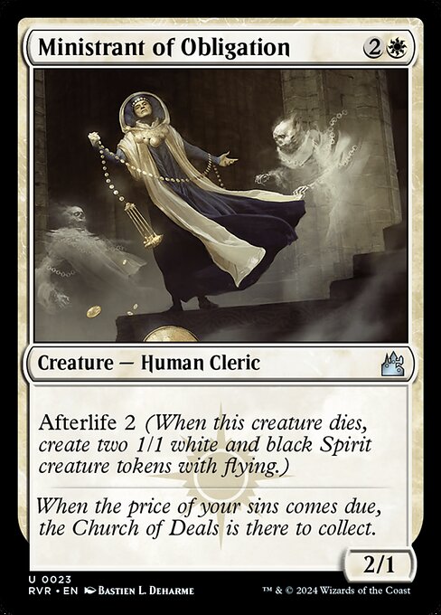 Ministrant of Obligation - Ravnica Remastered Magic card