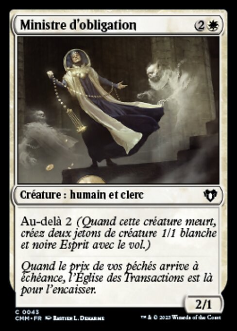 Messdiener der Pflicht (Ministrant of Obligation) - Ravnica Allegiance (#16) - Illustrated by Bastien L. Deharme - Magic: The Gathering Card