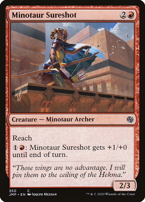 Minotaur Sureshot - Jumpstart Magic card