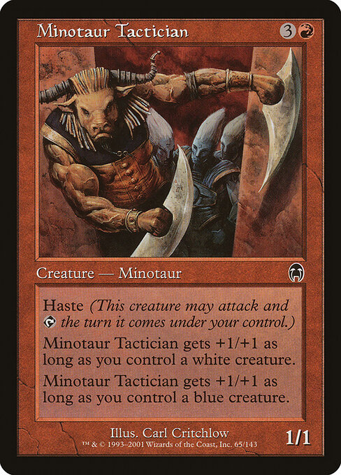 Minotaur Tactician - Apocalypse Magic card