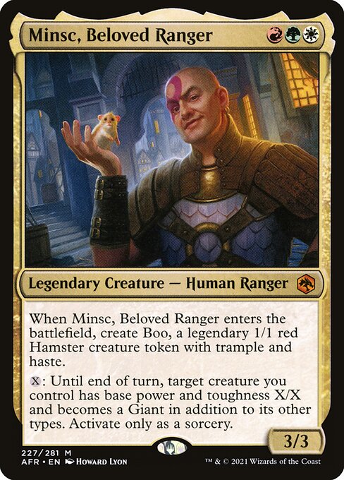 Minsc, Beloved Ranger - Adventures in the Forgotten Realms Magic card