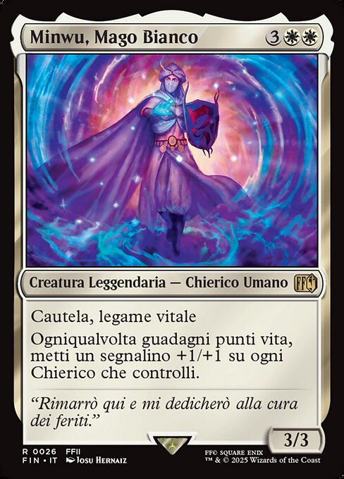 Minwu, White Mage