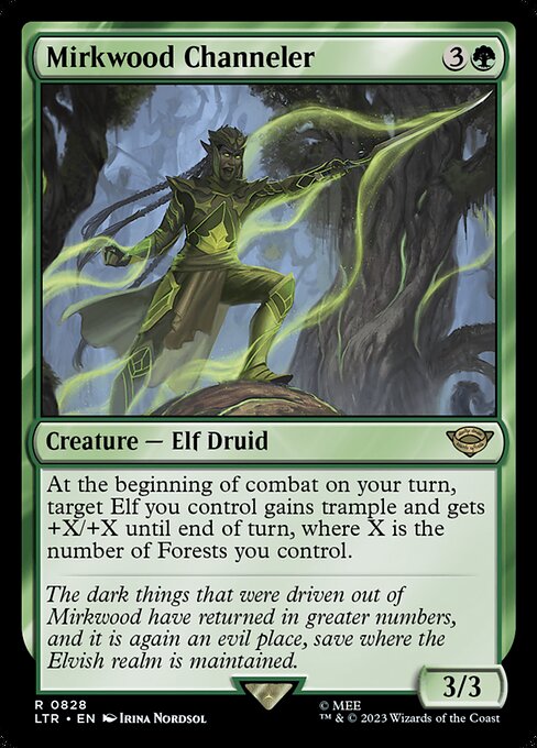 Mirkwood Channeler - The Lord of the Rings: Tales of Middle-earth Magic card