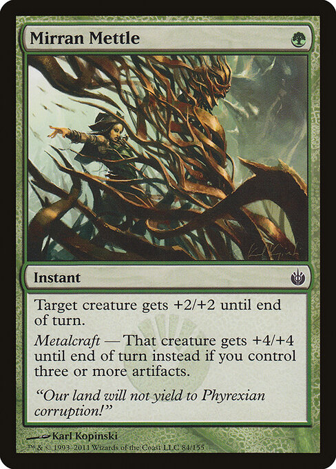 Mirran Mettle - Mirrodin Besieged Magic card