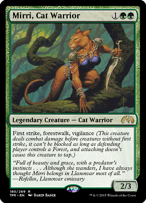 Mirri, Cat Warrior - Tempest Remastered Magic card