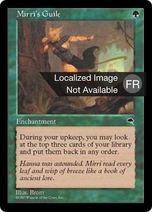 Mirri's Guile - Tempest (#236) - Illustrated by Brom - Magic: The Gathering Card