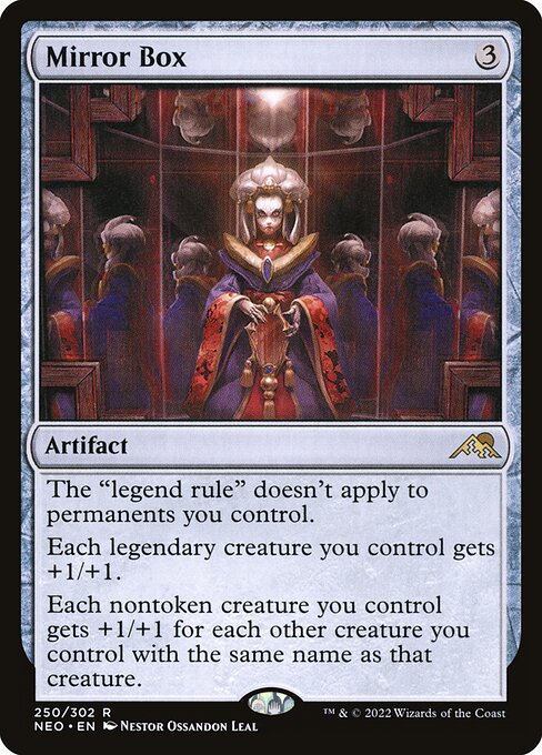 Mirror Box - Kamigawa: Neon Dynasty (#250) - Illustrated by Néstor Ossandón Leal - Magic: The Gathering Card