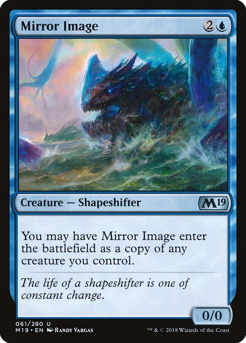 Mirror Image - Core Set 2019 Magic card