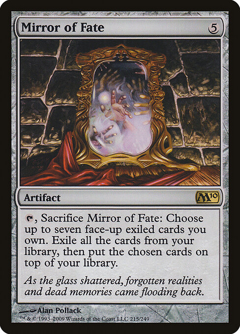 Specchio del Fato (Mirror of Fate) - Magic 2010 (#215) - Illustrated by Alan Pollack - Magic: The Gathering Card