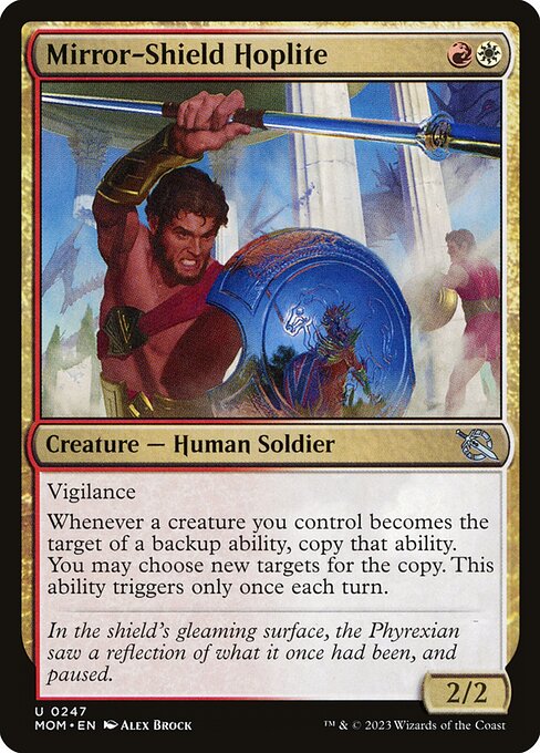 Mirror-Shield Hoplite - March of the Machine Magic card