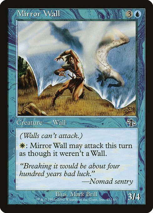 Mirror Wall - Judgment Magic card