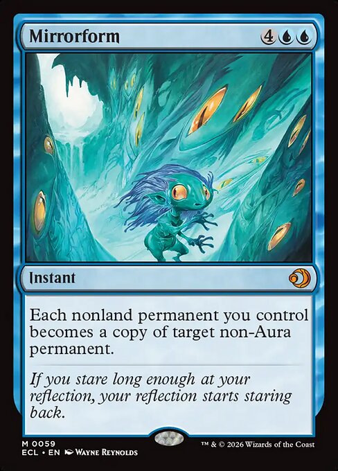 Mirrorform - Lorwyn Eclipsed Magic card