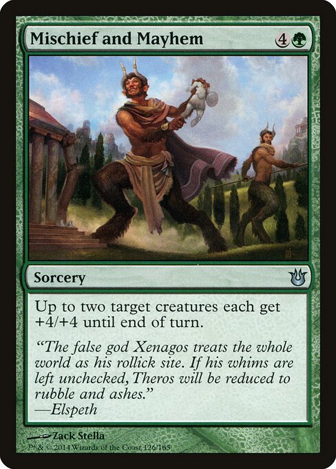 Mischief and Mayhem - Born of the Gods Magic card
