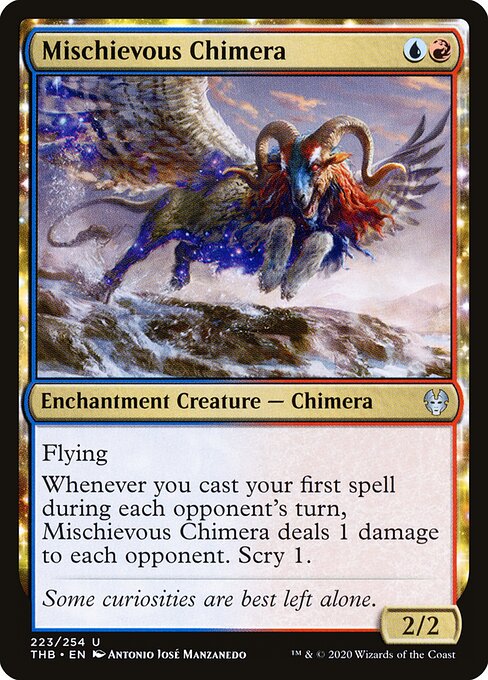 Mischievous Chimera - Theros Beyond Death Magic card