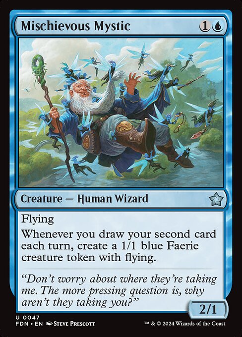 Mischievous Mystic - Foundations Magic card