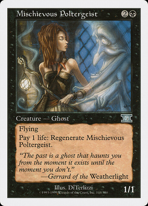 Mischievous Poltergeist - Classic Sixth Edition Magic card