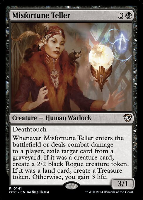Misfortune Teller - Outlaws of Thunder Junction Commander Magic card