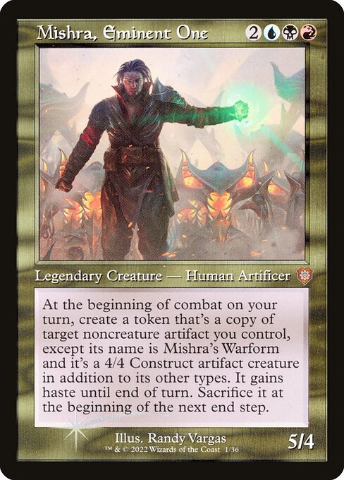 Mishra, Eminent One - The Brothers' War Commander Magic card