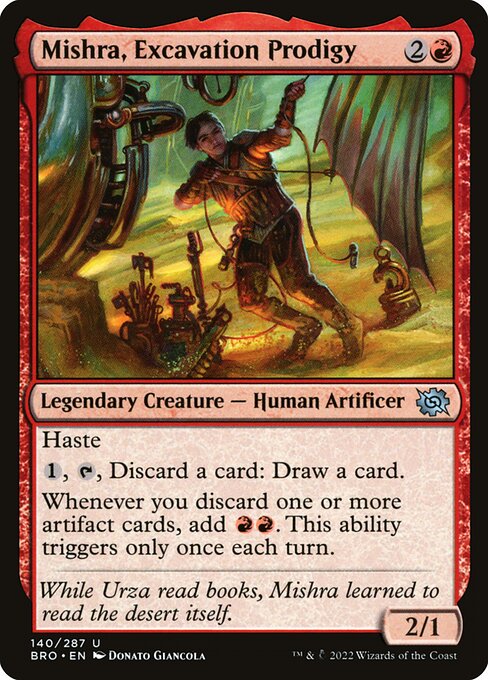Mishra, Excavation Prodigy - The Brothers' War Magic card