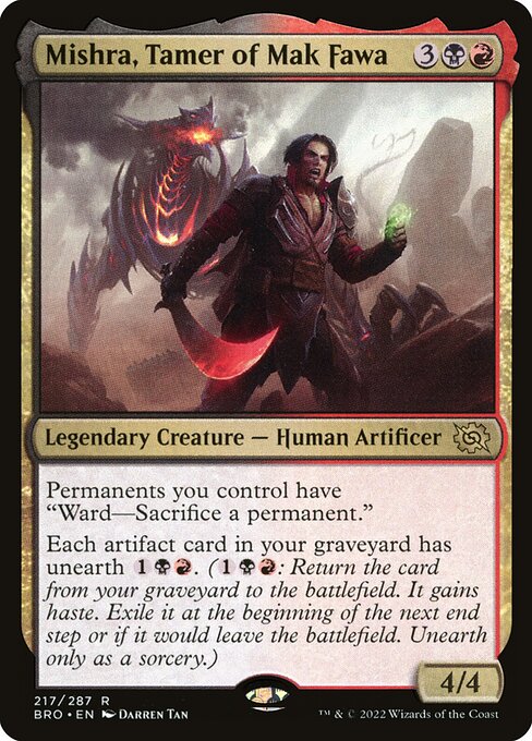 Mishra, Tamer of Mak Fawa - The Brothers' War Magic card