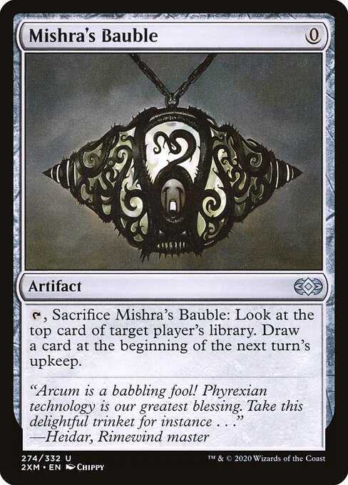 Mishra's Bauble - Double Masters (#274) - Illustrated by Chippy - Magic: The Gathering Card