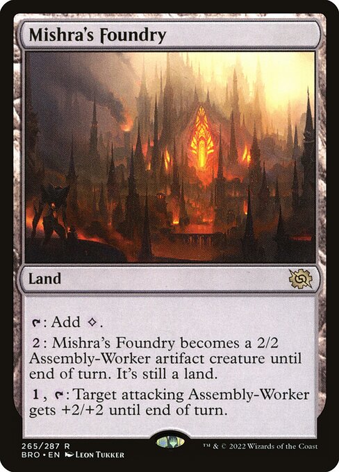 Mishra's Foundry - The Brothers' War Magic card