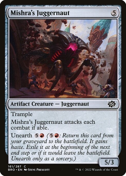 Mishra's Juggernaut - The Brothers' War Magic card