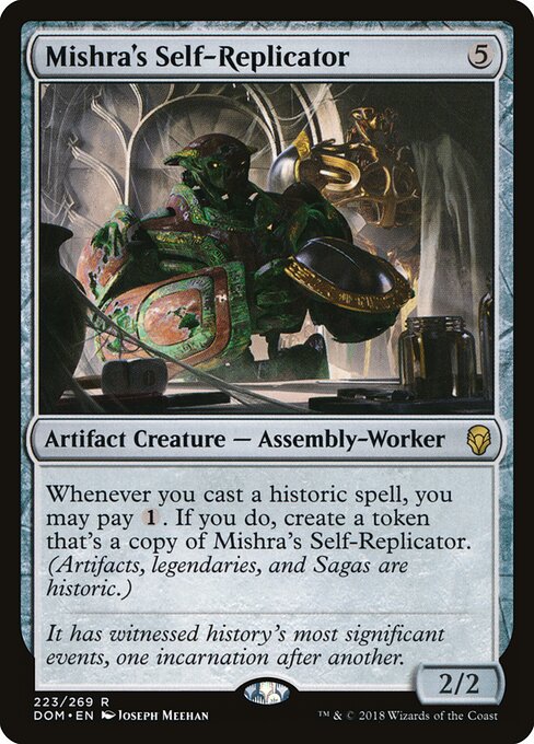 Mishra's Self-Replicator - Dominaria (#223) - Illustrated by Joseph Meehan - Magic: The Gathering Card