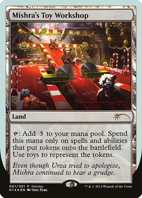 Mishra's Toy Workshop - Happy Holidays Magic card