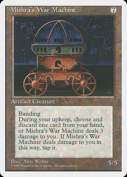 Macchina da Guerra di Mishra (Mishra's War Machine) - Revised Edition (#266) - Illustrated by Amy Weber - Magic: The Gathering Card