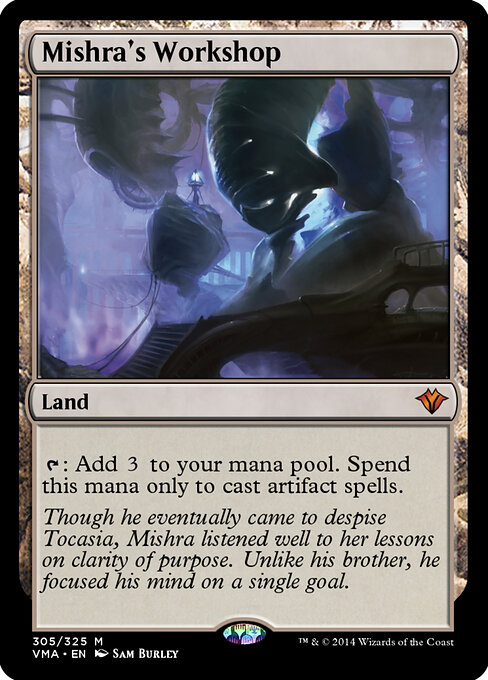 Mishra's Workshop - Vintage Masters Magic card