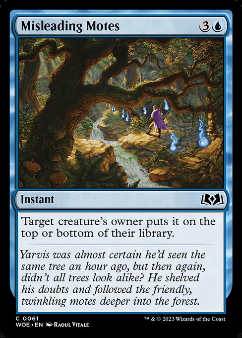 Misleading Motes - Wilds of Eldraine Magic card