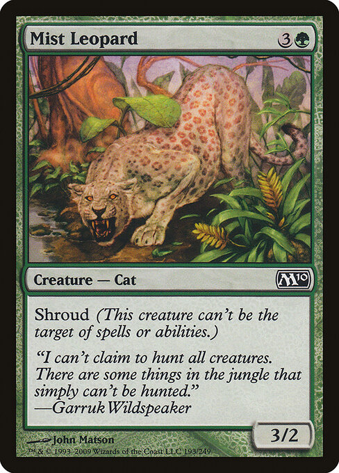 Mist Leopard - Magic 2010 Magic card