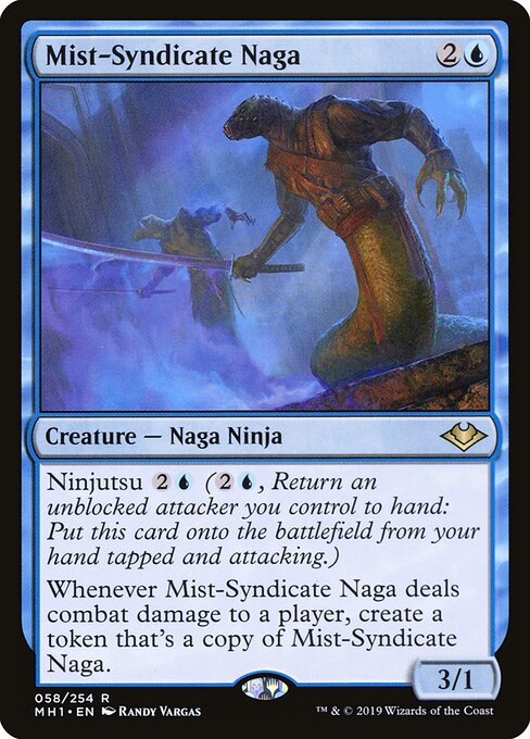 Mist-Syndicate Naga - Modern Horizons Magic card
