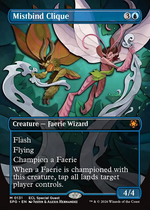 Clique brumelien (Mistbind Clique) - Special Guests (#131) - Illustrated by Justin Hernandez & Alexis Hernandez - Magic: The Gathering Card